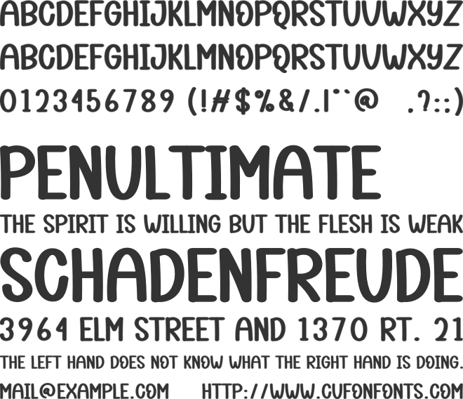 Decoration Christmas font preview