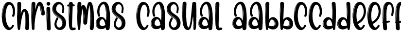 Christmas Casual font