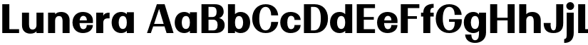 Lunera font