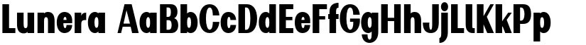 Lunera font