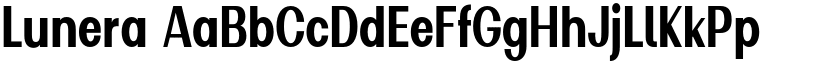 Lunera font