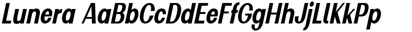 Lunera font