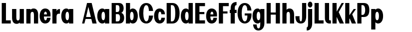 Lunera font