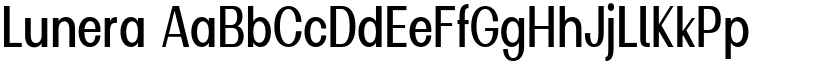 Lunera font