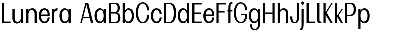 Lunera font