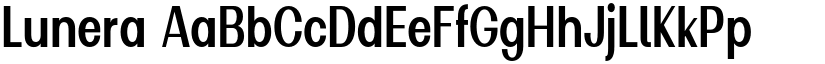 Lunera font