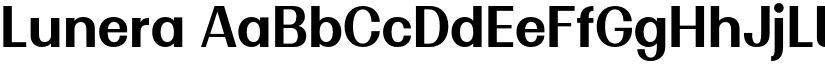 Lunera font
