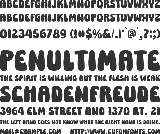 Dreaming Alphabet font preview