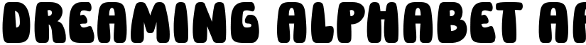Dreaming Alphabet font