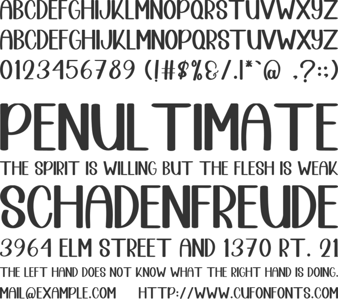 Angel Smile font preview