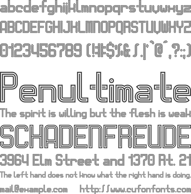 Ryga font preview