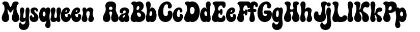 Mysqueen font