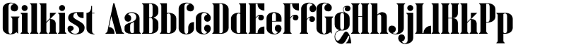 Gilkist font