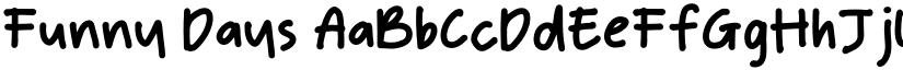 Funny Days font