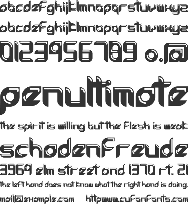 Accessories Soft font preview