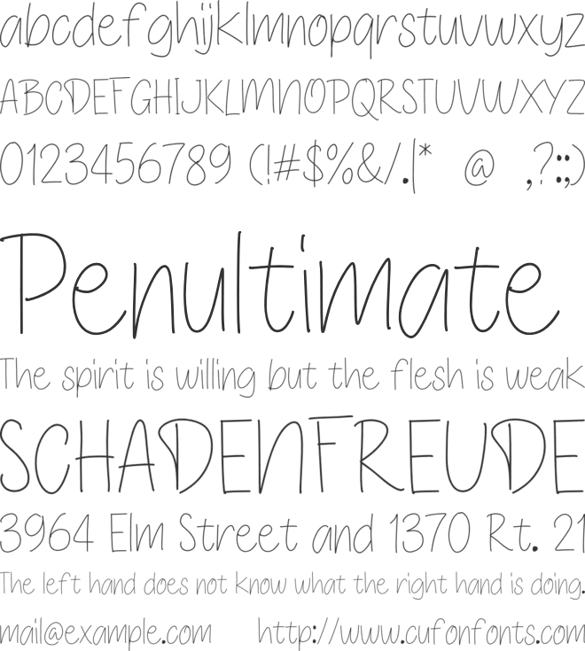 Little Small font preview