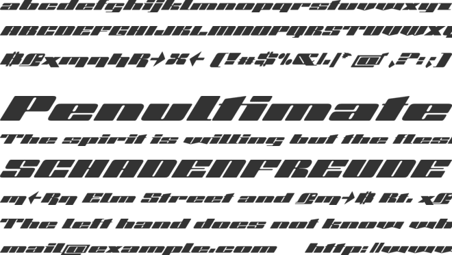 Octavus font preview