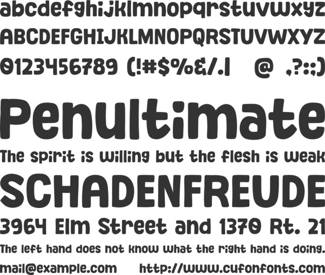 Toasty Milk font preview