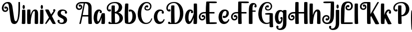 Vinixs font