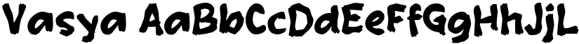 Vasya font