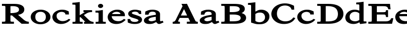 Rockiesa font