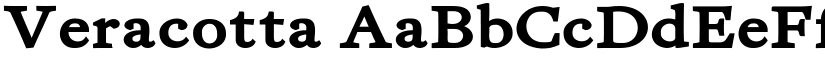 Veracotta font
