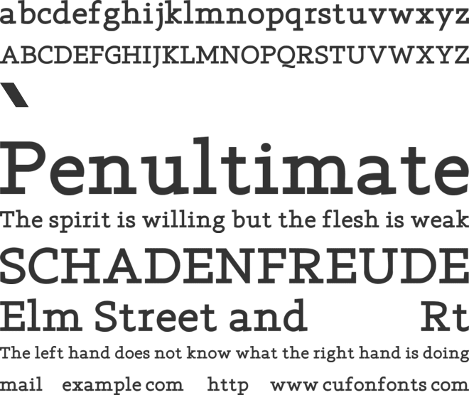 Morguard font preview