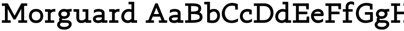 Morguard font