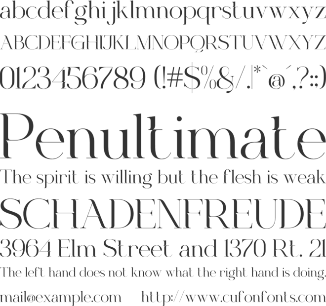 Mocktaile Typeface PERSONAL USE ONLY font preview