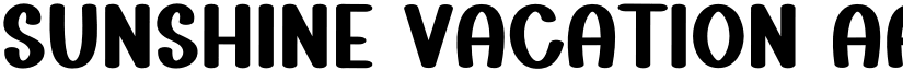 Sunshine Vacation font