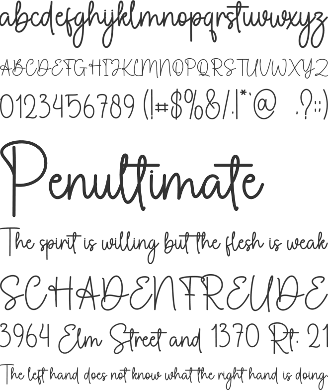 Western Valentine font preview