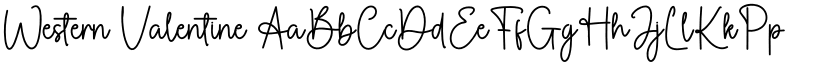 Western Valentine font