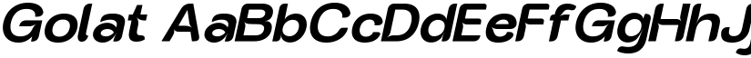Golat font
