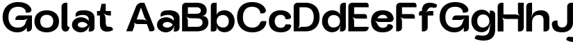 Golat font