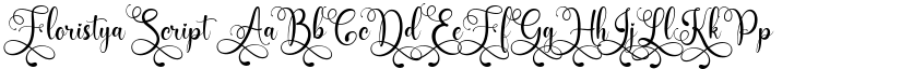Floristya Script font