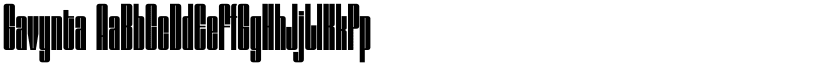 Gavynta font