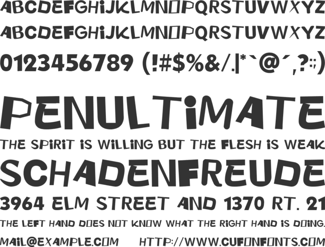 Guimartonium font preview