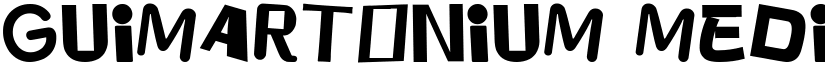 Guimartonium Medium font