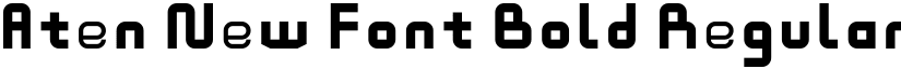 Aten New Font Bold Regular font