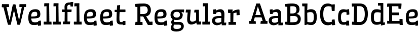 Wellfleet Regular font