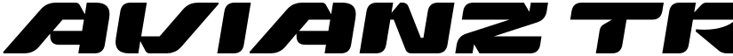 Avianz Trial font