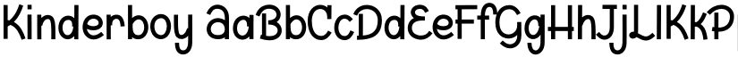 Kinderboy font