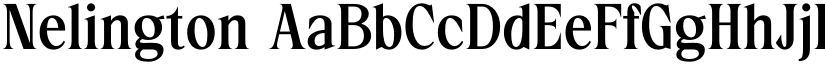 Nelington font