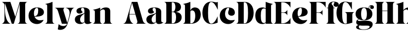 Melyan font