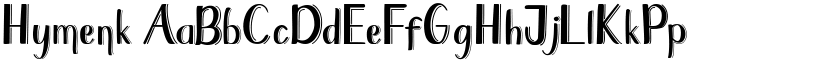 Hymenk font