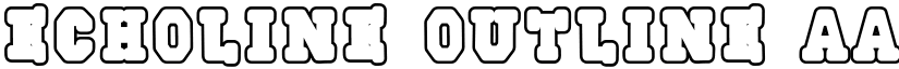 Echoline Outline font