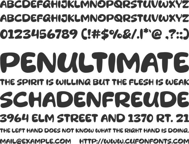 Sombong Amat font preview