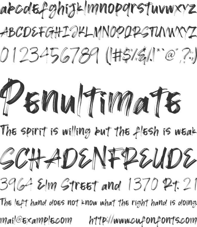 Jack Laguna font preview