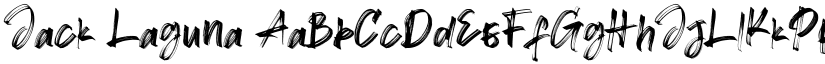 Jack Laguna font