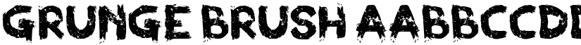 Grunge Brush font